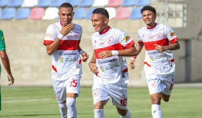 José Munive, Evaldo Pérez y Johan Brausin, jugadores de la selección Atlántico sub–17.