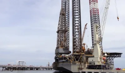 Exploración de hidrocarburos. Imagen de referencia