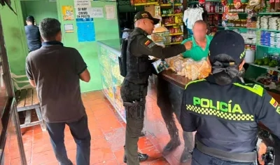 Actividades pedagógicas antiextorsión adelantadas por la Policía. 