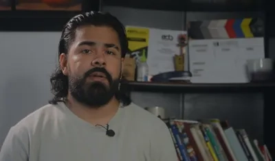 Yeiser García, estudiante de la EDA. 