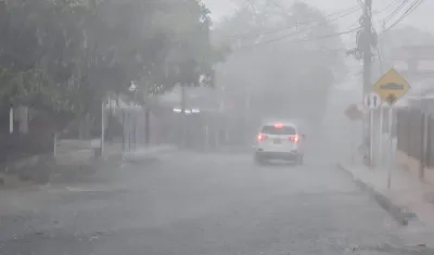 Lluvias en Barranquilla.