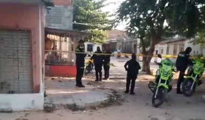 Lugar donde sucedió el crimen.