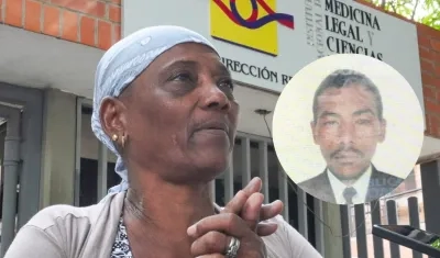 Nury Mercedes, madre del fallecido José Felipe Crespo Ortiz. 