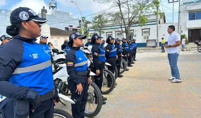 Mujeres agentes de tránsito en Soledad. 