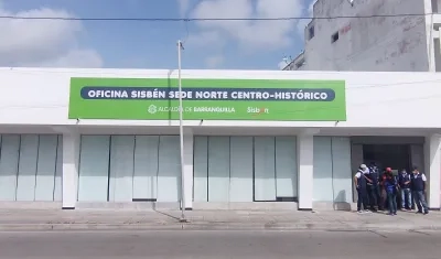 Una de las oficinas del Sisbén en Barranquilla.