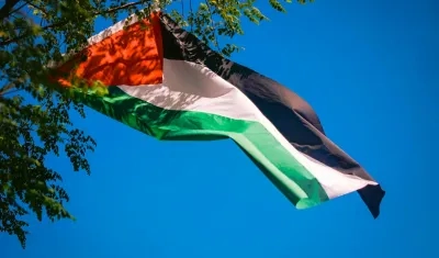 Bandera de Palestina.