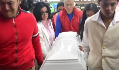 Honras fúnebres de la pequeña Valeria Afanador