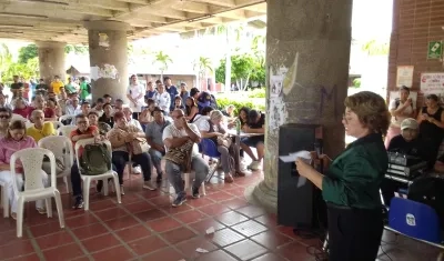 Una de las asambleas.