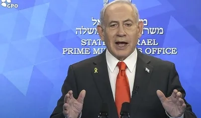 Benjamín Netanyahu, primer ministro israelí.