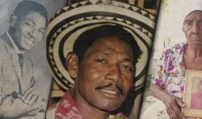 Tony Zúñiga en dos fotos de archivo. A la derecha, María del Carmen Palomino, la única hermana que le sobrevive.