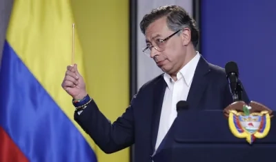 El Presidente Gustavo Petro.