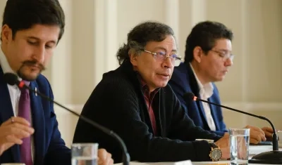 El Presidente Gustavo Petro.