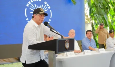 El Presidente Gustavo Petro.