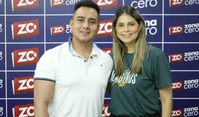 Luis Montilla, ministerio de Pasto y Adriana Moreno, servidora de 'Alabemos fest'.