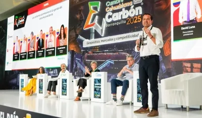 David Luna en la Cumbre Colombiana del Carbón Barranquilla 2025 de Fenalcarbón.