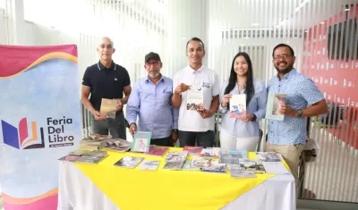 Directivos de la Feria del libro. 
