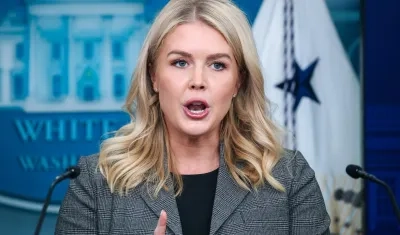 Secretaria de prensa de la Casa Blanca, Karoline Leavitt.