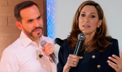 Abelardo de la Espriella y María Elvira Salazar