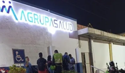 A Agrupasalud fue llevado por la Policía el presunto delincuente herido. 