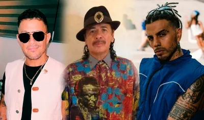 Alejandro Sanz, Carlos Santana y Rauw Alejandro