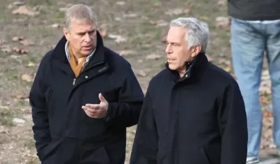 El príncipe Andrés y el magnate Jeffrey Epstein.