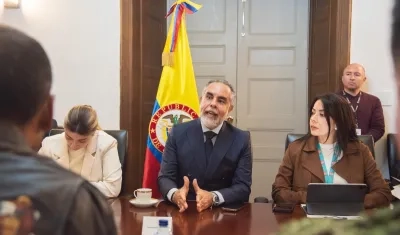 Armando Benedetti, ministro del Interior. 