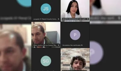 La abogada Bianith Bohórquez, defensa de Silvia Gette, durante la audiencia de alegatos finales.