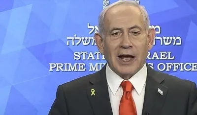 Benjamín Netanyahu, primer ministro israelí.