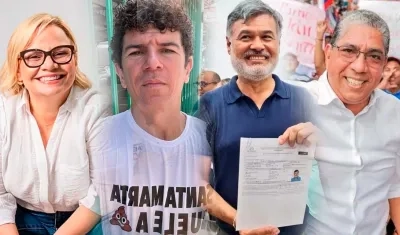 María Margarita Guerra, el 'Mono' Martínez, Luis Augusto Santana y Rafael Emilio Noya.