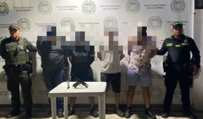 Capturados en Santa Marta. 