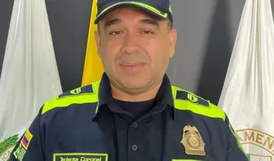 Teniente Coronel Carlos Julián Rodríguez Campos, subcomandante de la Policía Guajira.