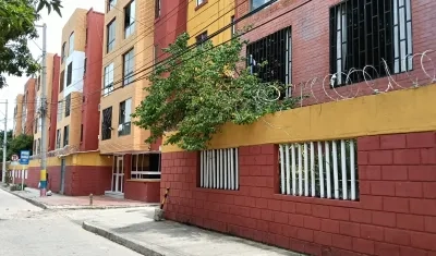 Conjunto donde fue asesinada Kelly Jhoana De Arco Hurtado.