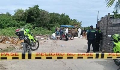 Homicidio en el barrio Las Flores.
