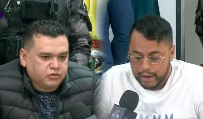 Digno Palomino y Jorge Eliécer Díaz Collazos, alias 'Castor'. 