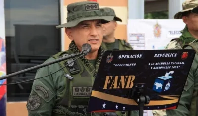 Jefe del Comando Estratégico Operacional (Ceofanb), Domingo Hernández Lárez.