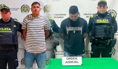 Juan Alberto Montiel López y Ronald Alberto Fontalvo Blanco.