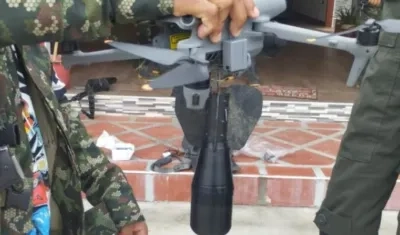 Drones con explosivos. 