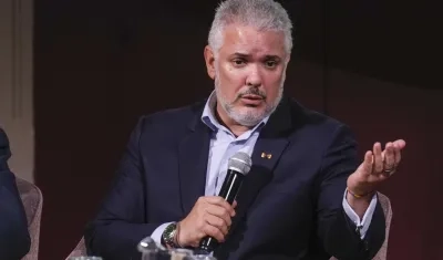 El expresidente colombiano Iván Duque.