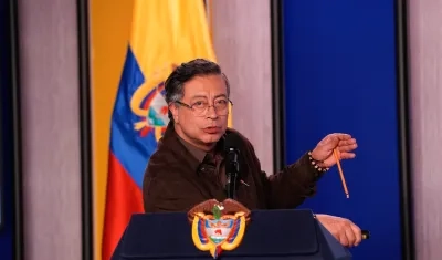 El Presidente Gustavo Petro.