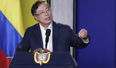 El Presidente Gustavo Petro.