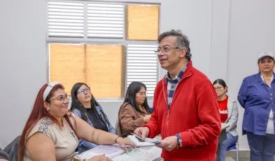 El Presidente Gustavo Petro.