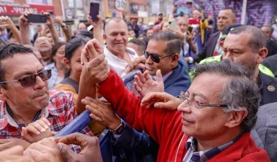 El Presidente Gustavo Petro. 