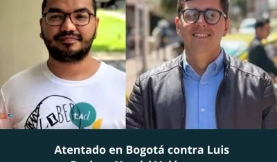 El activista LGBTIQ+ Yendri Velásquez y el consultor político Luis Alejandro Peche