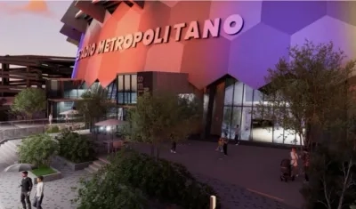 Fachada del estadio Metropolitano.