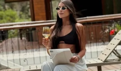 La ex señorita Antioquia, Laura Gallego.