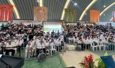 En la ceremonia ​participaron el presidente de la República y el comisionado de Paz, Otty Patiño, así como el gobernador, el alcalde y líderes de la región. ​