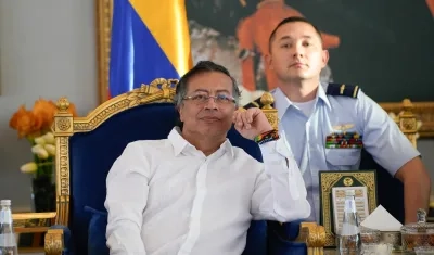 El presidente Gustavo Petro