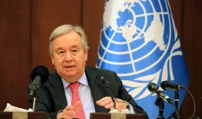 El secretario general de la ONU, António Guterres.