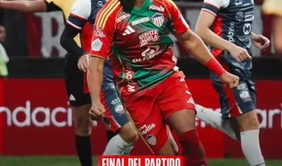 La celebración de Edwin Herrera.
