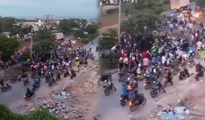 Lugar donde ocurrió el ataque a bala, a un lado de la Circunvalar. 